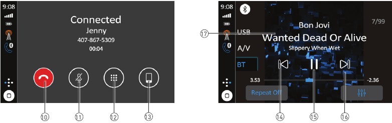 Jensen - CAR723W - Funzionamento Bluetooth - Parte 2 Funzionamento Bluetooth - Parte 2