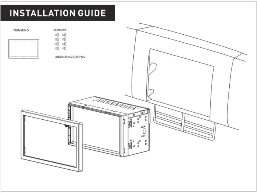 Jensen - CAR723W - Guida all'installazione Guida all'installazione