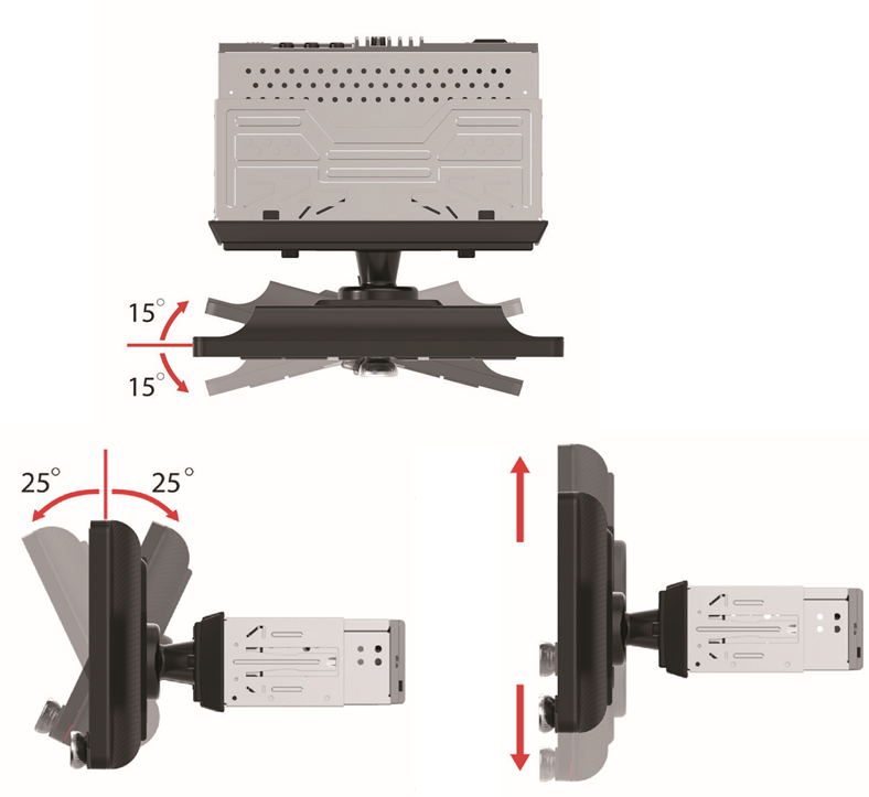 Jensen - CAR813 - Rotazione dello schermo Rotazione dello schermo