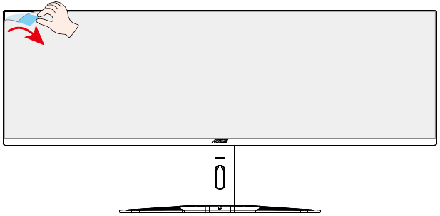 Gigabyte - AORUS CO49DQ - Χρήση της καρτέλας ξεκολλήματος - Βήμα 2 Χρήση της καρτέλας ξεκολλήματος - Βήμα 2