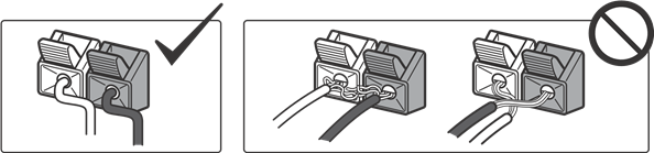 Sony - STR-DH190 - Cómo conectar los cables de los altavoces - Paso 3 Cómo conectar los cables de los altavoces - Paso 3