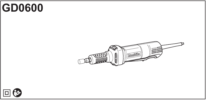 Makita - GD0600 - Mwonekano wa Kifaa Mwonekano wa Kifaa