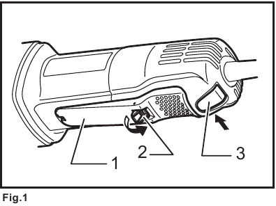 Makita - GD0600 - Kitendo cha swichi Kitendo cha swichi