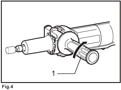 Makita - GD0600 - Kutumia kishikilia pembeni Kutumia kishikilia pembeni