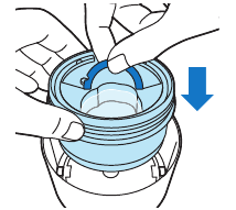 Coloque el cartucho de la Quick Clean Pod en la Quick Clean Pod.