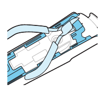 Rompa el puente de la parte superior con un cortaalambres.