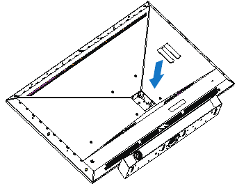 Philips - 559M1 - Ondoa Msingi wa Msingi wa Mkutano kwa Kupachika VESA - Hatua ya 3 Ondoa Msingi wa Msingi wa Mkutano kwa Kupachika VESA - Hatua ya 3