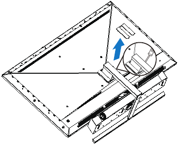 Philips - 559M1 - Ondoa Msingi wa Msingi wa Mkutano kwa Kupachika VESA - Hatua ya 1 Ondoa Msingi wa Msingi wa Mkutano kwa Kupachika VESA - Hatua ya 1