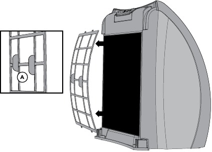 Vornado - AC350 - Cómo reemplazar sus filtros - Paso 2 Cómo reemplazar sus filtros - Paso 2