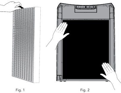 Vornado - AC350 - Cómo reemplazar sus filtros - Paso 3 Cómo reemplazar sus filtros - Paso 3