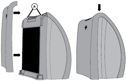 Vornado - AC350 - Cómo reemplazar sus filtros - Paso 5 Cómo reemplazar sus filtros - Paso 5