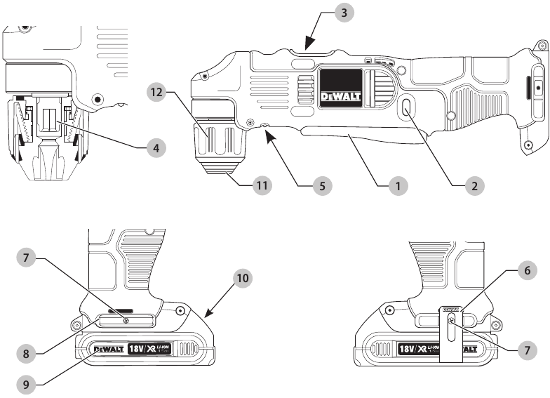 DeWalt - DCD740 - Kirjeldus Kirjeldus