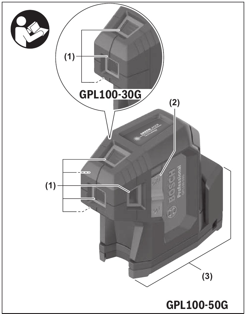 Bosch - GPL100-30G - Recursos - Parte 1 Recursos - Parte 1