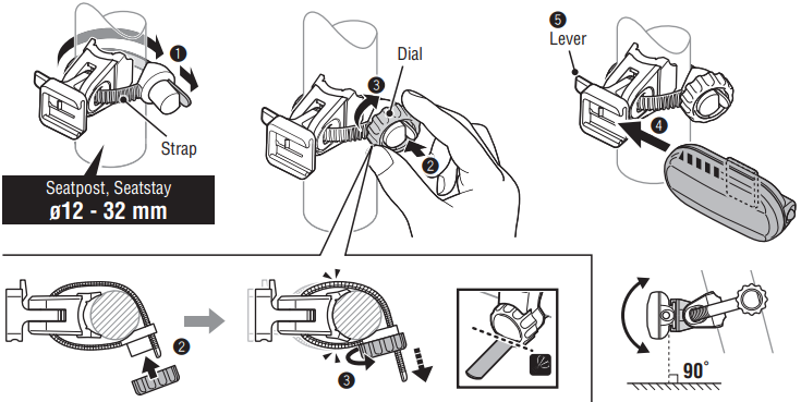 Cateye - OMNI 3 - CÓMO MONTAR EN UNA BICICLETA CÓMO MONTAR EN UNA BICICLETA