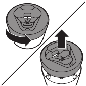 Retire la parte superior del Quick Clean Pod