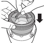 Coloque el cartucho del Quick Clean Pod en el Quick Clean Pod