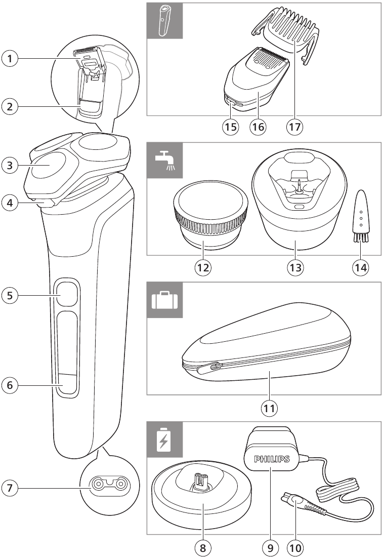 Philips - 9000 Series - General description Descripción general