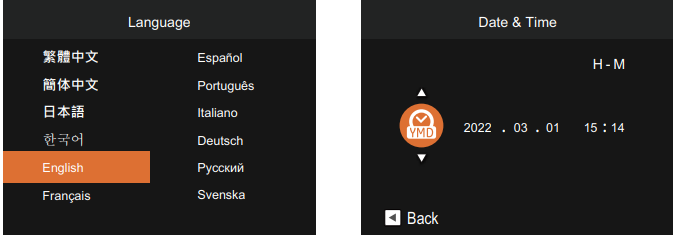 KODAK - PIXPRO FZ45 - Kuweka Lugha/Tarehe/Saa Kuweka Lugha/Tarehe/Saa