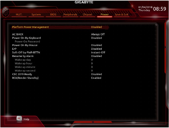 Ρύθμιση παραμέτρων διαχείρισης ρεύματος