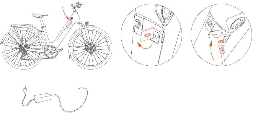 Fiido - C11 - Petunjuk pengisian daya Petunjuk pengisian daya