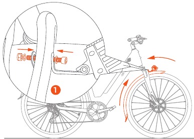 Fiido - C11 - Pasang Spatbor&Lampu Depan - Langkah 1 Pasang Spatbor&Lampu Depan - Langkah 1