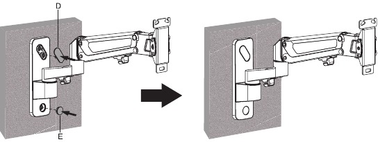 Vivo - MOUNT-G400B - Ensamblaje - Paso 3 - Sujetar las cubiertas de los tornillos Ensamblaje - Paso 3 - Sujetar las cubiertas de los tornillos