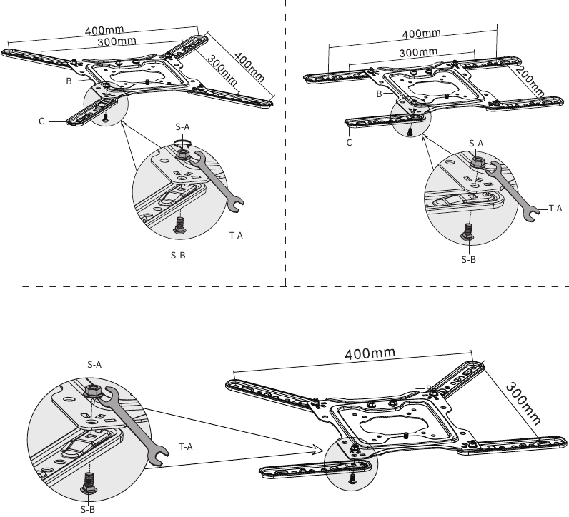 Vivo - MOUNT-G400B - Ensamblaje - Paso 5 Ensamblaje - Paso 5