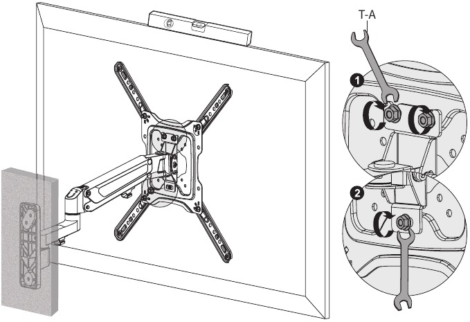 Vivo - MOUNT-G400B - Ensamblaje - Paso 8 - Vuelva a instalar la tuerca inferior Ensamblaje - Paso 8 - Vuelva a instalar la tuerca inferior