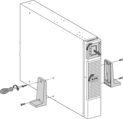 Eaton - 5PX 1500i RT2U - Asennus torniasentoon Asennus torniasentoon