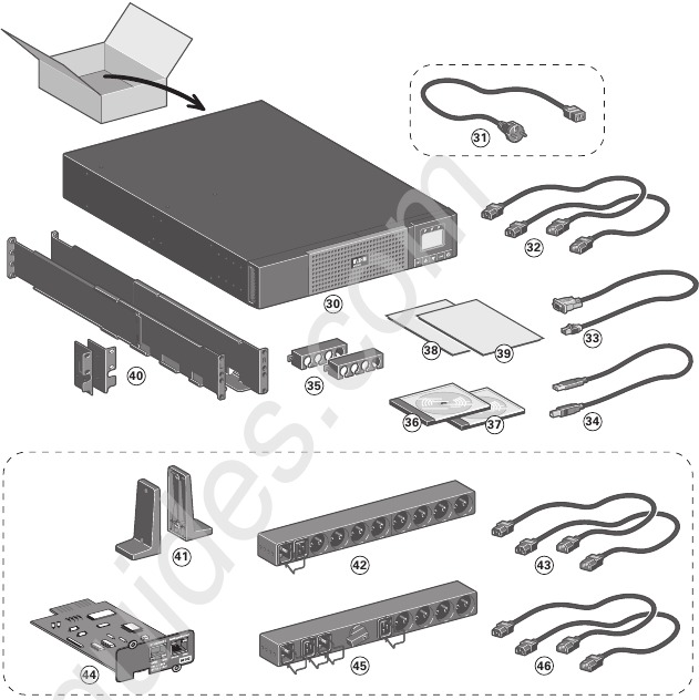 Eaton - 5PX 1500i RT2U - Asennus torniasentoon Asennus torniasentoon