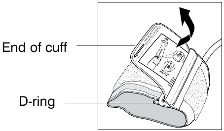 HoMedics - BPA-260-CBL - ҚОЛҒА АРНАЛҒАН БІЛЕЗІКТІ ПАЙДАЛАНУ - 1-қадам ҚОЛҒА АРНАЛҒАН БІЛЕЗІКТІ ПАЙДАЛАНУ - 1-қадам
