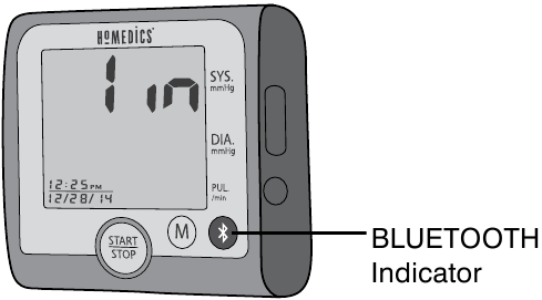 HoMedics - BPW-370BT - Көрсеткіштерді ұялы құрылғыға жіберу Көрсеткіштерді ұялы құрылғыға жіберу