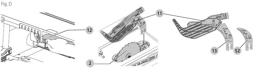 DeWalt – DWE7491 – Montáž – Krok 2 – Montáž krytu kotúča Montáž – Krok 2 – Montáž krytu kotúča