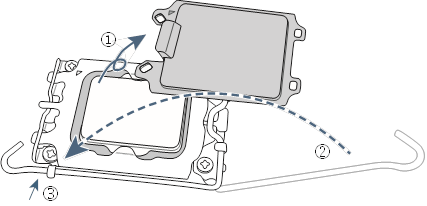 Gigabyte - Z890 GAMING X WIFI7 - Εγκατάσταση της CPU - Βήμα 3 Εγκατάσταση της CPU - Βήμα 3