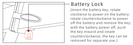 Fiido - M1 PRO - Kunci Baterai Kunci Baterai