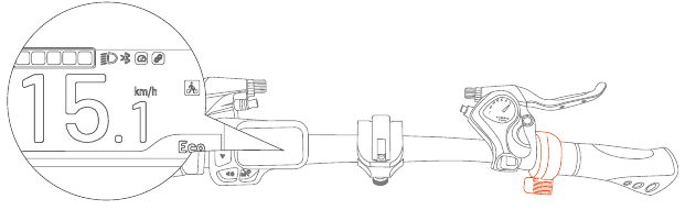 Fiido - M1 PRO - Penggunaan pertama kali - Langkah 3 Penggunaan pertama kali - Langkah 3