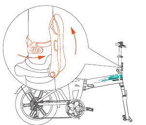 Fiido - M1 PRO - Pasang setang - Langkah 2 Pasang setang - Langkah 2