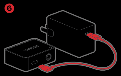 D'Addario - XPND - POUŽITÍ PŘENOSNÉHO NAPÁJECÍHO ČLÁNKU – Krok 6 POUŽITÍ PŘENOSNÉHO NAPÁJECÍHO ČLÁNKU – Krok 6