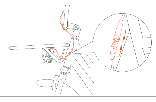 FIIDO - T2 - Pasang keranjang depan - Langkah 2 Pasang keranjang depan - Langkah 2