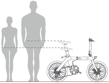 FIIDO - D11 - Pemasangan - Pasang baterai tiang kursi - Langkah 2 Pemasangan - Pasang baterai tiang kursi - Langkah 2