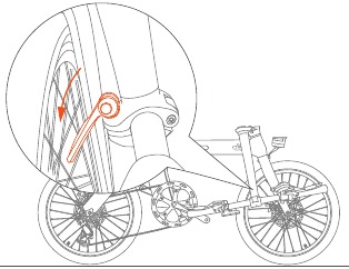 FIIDO - D11 - Pemasangan - Buka lipatan batang - Langkah 1 Pemasangan - Buka lipatan batang - Langkah 1