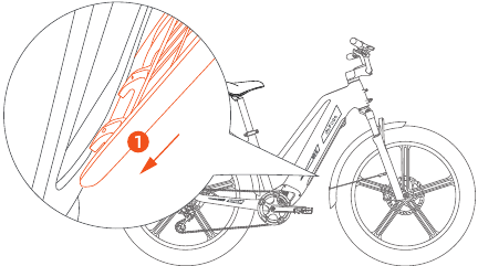 FIIDO - Titan - Panduan pemasangan - Memasang penutup baterai Panduan pemasangan - Memasang penutup baterai