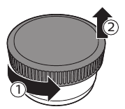 Odstranjevanje pokrova kartuše