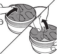 Odstranitev tesnila iz kartuše