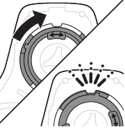 Zadrževalni obroč se zaskoči na svoje mesto