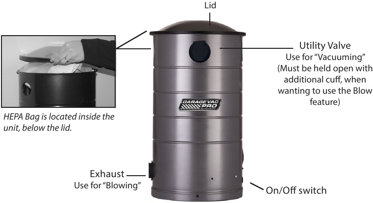 VacuMaid - GV30PRO - Deler Deler