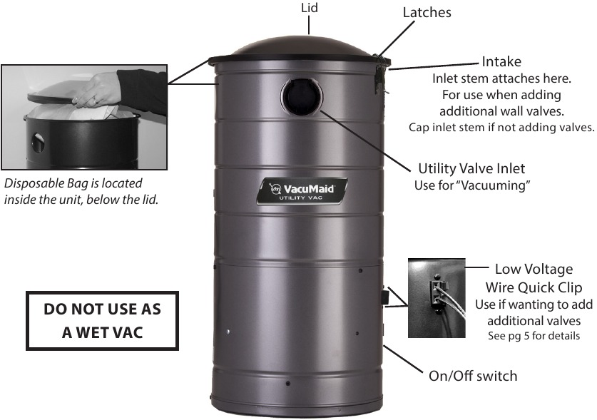 VacuMaid - UV150CKP - DELER DELER