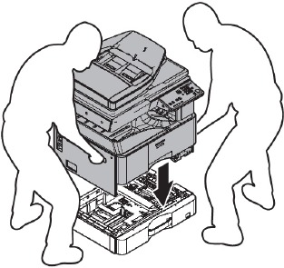 Sharp - BP-20M22 - BP-CS11/BP-DE11 - Installation - Step 1 BP-CS11/BP-DE11 - Installation - Step 1
