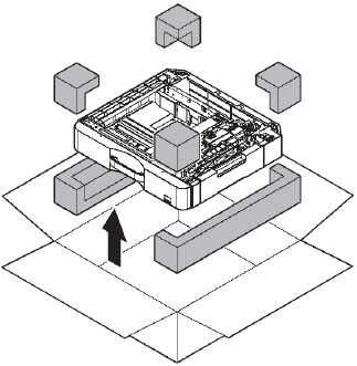 Sharp - BP-20M22 - BP-CS11/BP-DE11 - Unpacking - Step 3 BP-CS11/BP-DE11 - Unpacking - Step 3