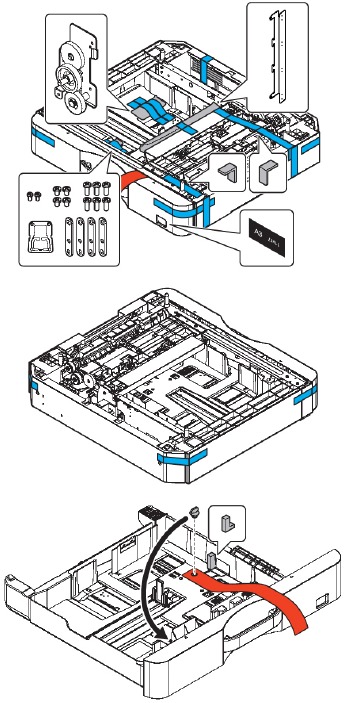 Sharp - BP-20M22 - BP-CS11/BP-DE11 - Unpacking - Step 5 BP-CS11/BP-DE11 - Unpacking - Step 5